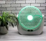 CABTY Portable Table Fan | Small Portable Desktop Fan with Light Strong Wind | Quiet Operation Personal Mini Fan for Home, Office, Bedroom, Kitchen | Table and Desktop Usb Fan | Mini Fan | Desk Electric Fan | Travel Mini Fan | Mini Fan Rechargeable