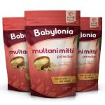 Babylonia Multani Mitti | Fuller's Earth | Bentonite Clay Powder, 200g (Pack of 3)