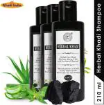 Herbal Khadi Activated Charcoal No Sulphates & Parabens Herbal Face Wash Deep Detoxi Oil Control Anti Pollution Pore Purifier (Pack of 3) 630 ml
