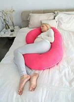 SNOOZY ultra soft pregnancy pillow C shape PINK