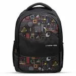 Nasher Miles Geometry Black Laptop Backpack 35 L
