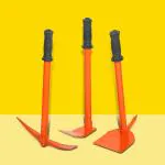 10Club Garden Tool Set - 3 Pcs (Big Shovel, Cultivator, Weeder) | Terrace Gardening Accessories | Gardening Tools Kit for Home Gardening | Essential Farming Spade, Trowel, Tiller