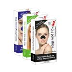 Red 4 Black Head Remover Nose Strip - Charcoal, Green Tea and Mint (Set Of 3)