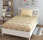 Mafatlal Classic Single Bed Printed Bedsheet Cotton Blend/ Microfibre with 1 Pillow Cover