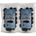 Farmbean Premium Dried Blueberry Plum 400Gms (Pack of 2) | Dehydrated Plum, Dried Fruit Plums| Real dried fruit | | Healthy Sweet Treats| Rich in Calcium, Antioxidant, Fibers and Vitamin K | Vegan, Non-GMO & No Preservatives