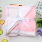 My New Born Baby Pink Blanket Cross Sheet (0-3 M)
