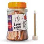 SAFAL Dhoop Sticks for Pooja | 210 Premium Dhoop Stick Jar | Lavender Dhoopbatti | Long-Lasting Aroma for Pooja & Meditation | Charcoal Free Incense Sticks (Pack of 3)