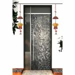 KRISHNAH DECOR Rajasthani Wall Decoration Items Chatra Ganesh Door Hanging Toran Latkan for Door Long Rajasthani Wall Hanging Decor Handmade Ganesh with Chatra.(1 Pair) (Chatra Ganesh)