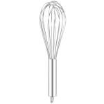 Awwalline 7inch Mini Whisker Stainless Steel for Blending, Whisking, Beating and Stirring, Enhanced Version Balloon Wire Whisk (7inch Mini Whisker) One Size