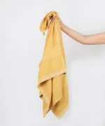 Doctor Towels Bambusa Terry Bath Towel, Golden Ochre Pack of 1 (70x155 cm)