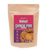 NatureOnus Baked Quinoa Puri-100Gms- Pack of 2 | Gluten Free | Oil-Free Puri | Delicious and Crispy Low-calorie Puris | Use in Sev Puri, Dahi Puri, Papdi Chaat, or Any in Any Other Chaat |