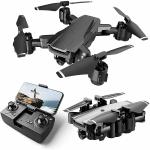 MANGUKIYA EMPIRE 4K drone Camera Live Video, Wi-Fi FPV Drone For Adults With 4K HD 120 Wide Angle Camera Foldable RC Drone Quad-Copter (Black)