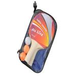 AB TOY WORLD Table Tennis Bat and Balls Set,Ping Pong Paddle Set with 2 Rackets and 3 Balls for Beginners Students Adults
