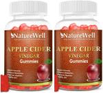 Naturewell Apple Cider Vinegar With Mother Gummy Jelly, 30 Gummies Each (Pack Of 2)