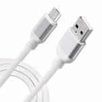cablebasket 3A Micro USB Data & Charging Cable, Made in India, 480Mbps Data Sync, Strong & Durable USB Cable for Micro USB Devices - (White))