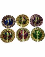 LETNIX Multicolor Silk Laddu Gopal, Kanha Ji, Bihari Ji, 2 No Pankh Poshak Designer Lehas Trendy Poshak Laddu Gopal, Thakur Ji Murti For Laddu Gopal Laddu Gopal Thakur Ji Dress - Pack Of 6