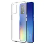 Fashionury Silicone Transparent Back Cover for Oppo A55 (Soft&Flexible Back Cover)