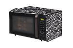 The Furnishing Tree Polka Dot Pattern Bosch 23 L Microwave Oven Cover Black