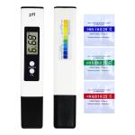 Shapure Digital PH Meter, PH Meter 0.01 PH High Accuracy Water Quality Tester with 0-14 PH Measurement Range for Household Drinking Water,Aquarium,Swimming Pools (white)
