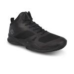 Nivia Combat 2.0 Basketball Shoes for Mens | Phylon, Rubber & TPU Shank Sole with Spacer Mesh Covered with TPU Film Upper | Basketball Court Indoor and Outdoor (Black) UK -10