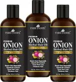 Park Daniel Onion Herbal Hair Oil For Hair Regrowth And Anti Hair Fall, 100 Ml Each (Pack Of 3)