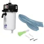 HM Water Geyser With Free Nozzle and Accessories, Black