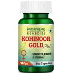 Morpheme Remedies Kohinoor Gold Plus (With Shilajit, Ashwagandha, Safed Musli, Mucuna, Tribulus) - 60 Veg Capsules