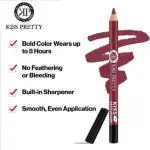 KISS PRETTY Kiss Matte Lip Liner (Cherry Brown)