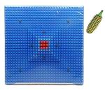 AHCS Mat Acupressure Mat Reflexology Magnetic Pyramidal Therapy Energy For Pain Relief With Wooden Hand Massager