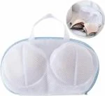 LISHONN Honeycomb Mesh Laundry Bags For Bra Lingerie Bags | Bra Shaped | White | 01 Pcs | Fits All Cups Anti Deformation Bra Washing Bag