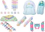 Kwitchy Baby Products All New Born Combo Daily Needs Items (Multicolor, 0-6 Months)