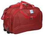Medler Epoch Nylon Duffle Travel Strolley Bag 55L - Waterproof- Two wheels (Red)