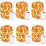 LTETTES LED Battery Powered Copper Wire Fairy String Light 8.5 cm and 100 Lights