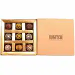 BOGATCHI Diwali assorted truffles Chocolate box 9 pieces