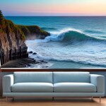 Love Creation 12x18 Size poster print for creative wall art- sandy-shores-5550(Non Sticker)