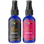 Organix Mantra His & Her Massage Oil | Men & Women | 50ML x 2