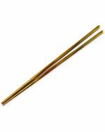 Rack Jack premium luxury stainless steel chopsticks - 1 pair - gold