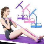 CONSONANTIAM Pull Reducer ABS Exerciser Fat Cutter Exerciser Body Trimmer 4 TubeG