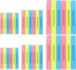 Fitaza Bag Sealing Clips Large, Medium, Small BPA Plastic Plastic Clips (Set of 36, Multicolor)