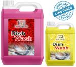 B&B BLISS & BLUSH Dish Cleaning Gel - Lemon, Orange 1L each (Pack of 2)