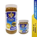 Daily Khao Pure Bengali Cow Ghee 1250ml(1 Litre and 250ml combo)