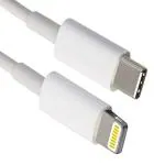 mPix USB-C To Lightning Cable White For Iphone, Ipad And Ipod (1M)