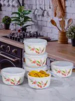 Cello Opalware Storage Container with Lid (set of 6pcs)