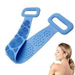 RBGIIT Silicon Bath Body Massager Scrubber Douuble Side Belt Bathroom Body Cleaner Scruber Pad AS Like sponges SB-294