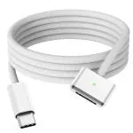 Verilux Usb C Charging Cable For Magsafe 3, 140W Fast Charging 6Ft Nylon Woven Type C To Magsafe Cable Compatible With Macbook Air (15-Inch, M2, 2023), Macbook Air 13-Inch, Macbook Pro 14/16-Inch