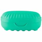 Kuber Industries Mint Green Plastic Saop Holder - 14 x 9 cm