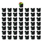 Trustbasket Black Vertical Gardening Hanging Pots, Planters (50)