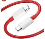 SKDR 6.5 OnePlus Dash Warp Charge Cable, Type C to Type C Data Sync Fast Charging Cable Compatible with One Plus 3 /3T /5 /5T /6 /6T /7 /7T /7 pro, Nord 2/CE & for All Type C Devices- 1 Meter, Red