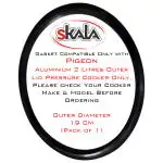 SKALA Gasket Compatible With Pigeon Aluminium 2 litres Outer Lid Pressure Cooker 190 mm (Pack of 1)