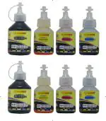 TRISAMA Brother DCP-300, 310, 500, 510, 700, 710, MFC-800W, 810W, 910DW, HL-T4000DW, MFC-T4500DW, BT-5000, BT-6000 Black and Tri Color Dye Based Ink Cartridge Bottle (Pack of 8)